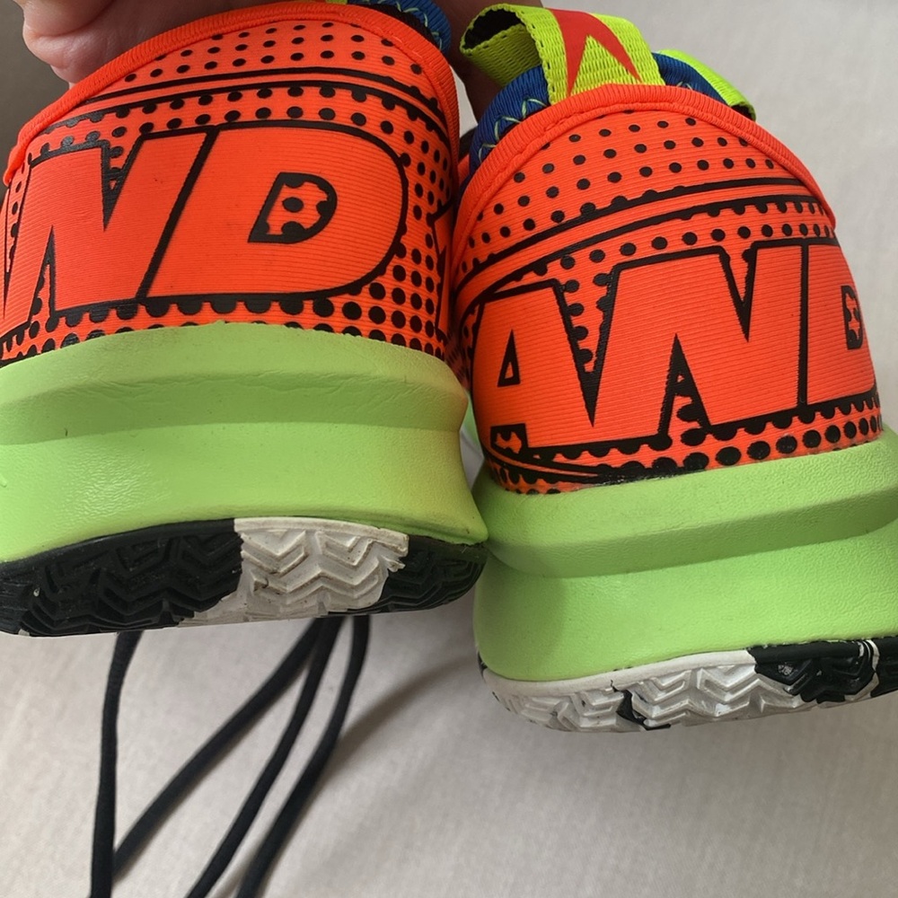 NWOT AND1 Blue and Orange Sneakers Vibrant Design Athletic size 7.5 - Picture 8 of 13